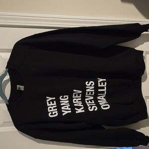 Like NEW, Grey's Anatomy OG fans sweatshirt size Medium yang karev Stevens❤️